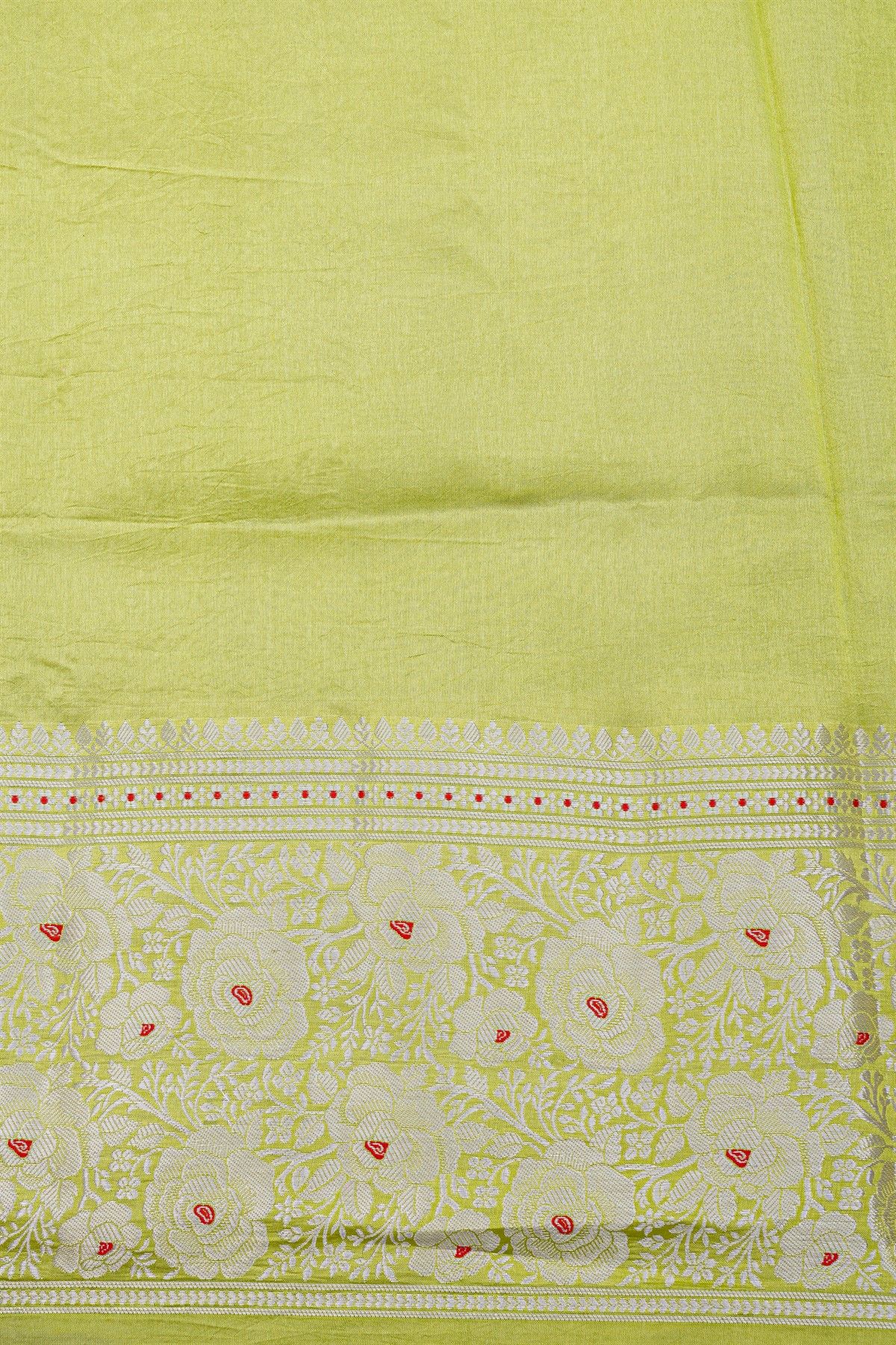 Fancy Matka Silk Bottle Green Saree