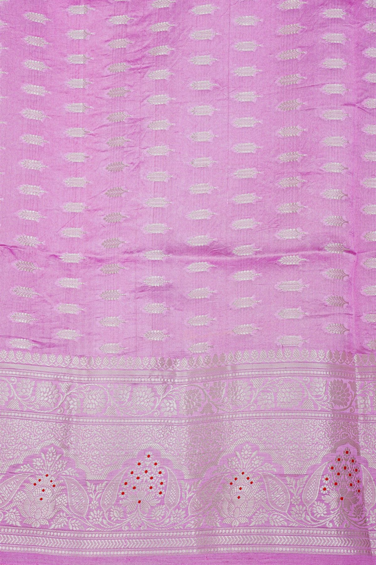 Fancy Matka Silk Orange Saree