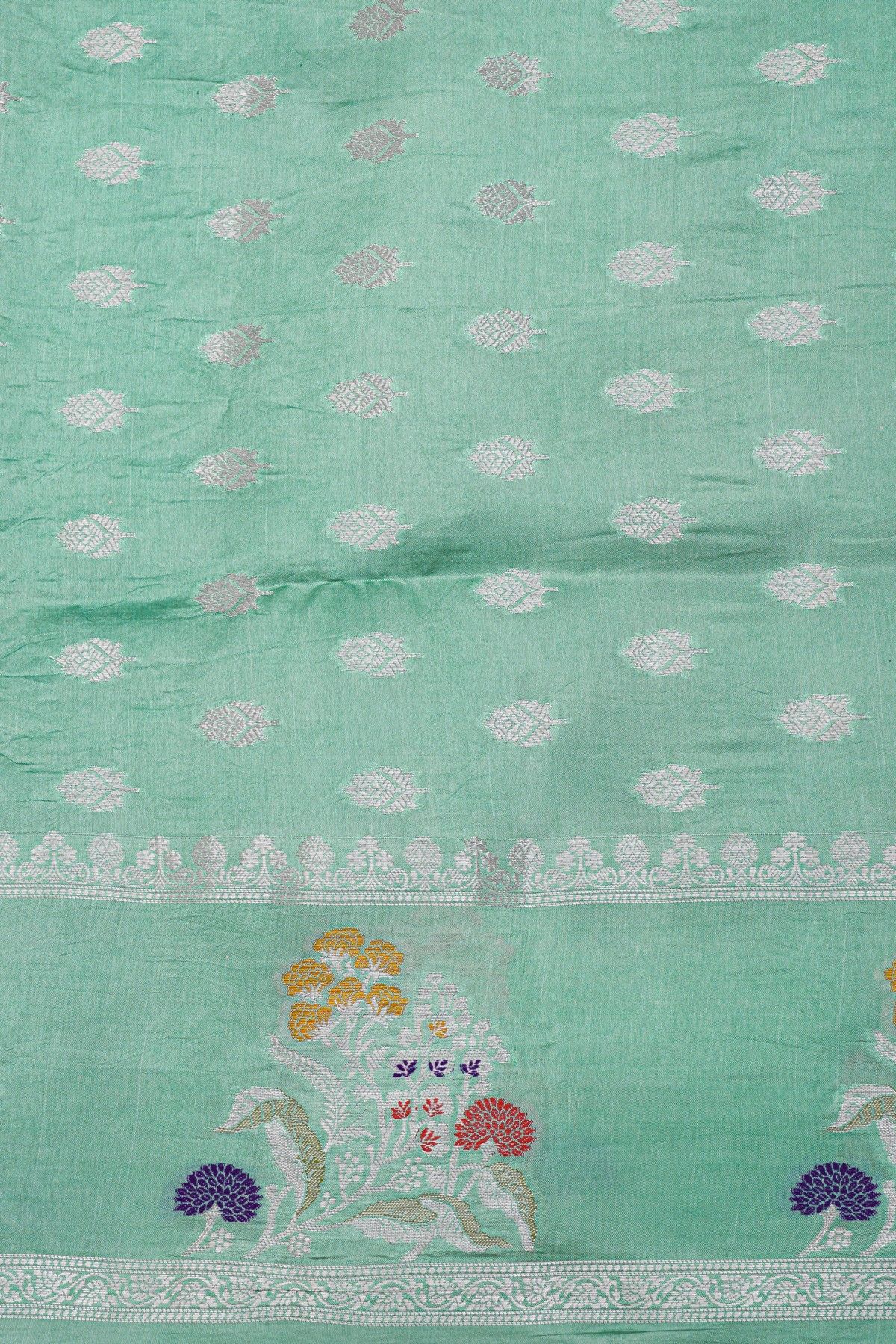 Fancy Matka Silk Navy Blue Saree