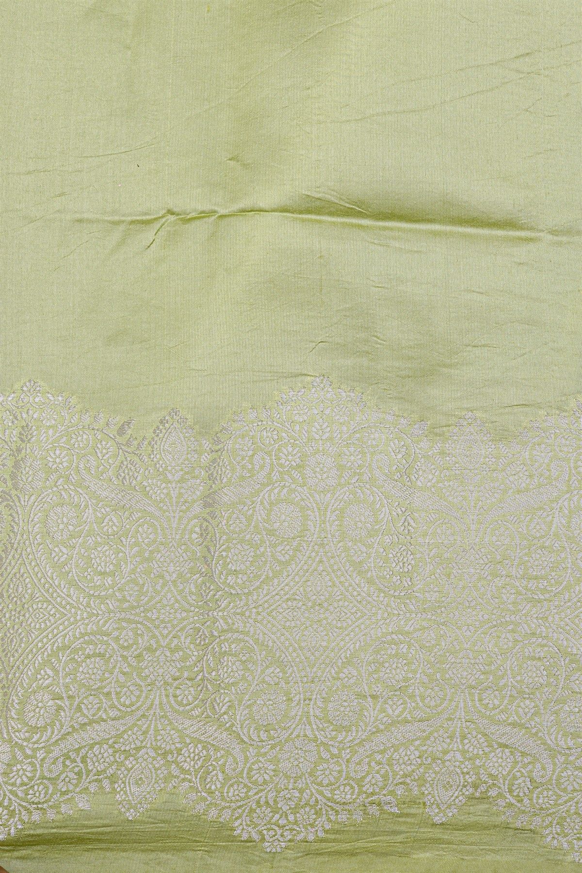 Fancy Matka Silk Bottle Green Saree