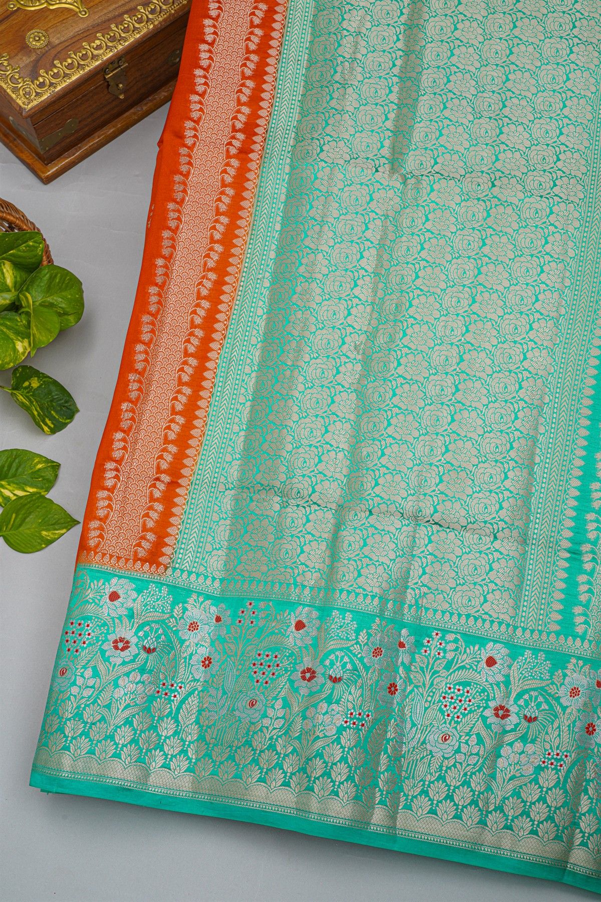 Fancy Matka Silk Red Saree