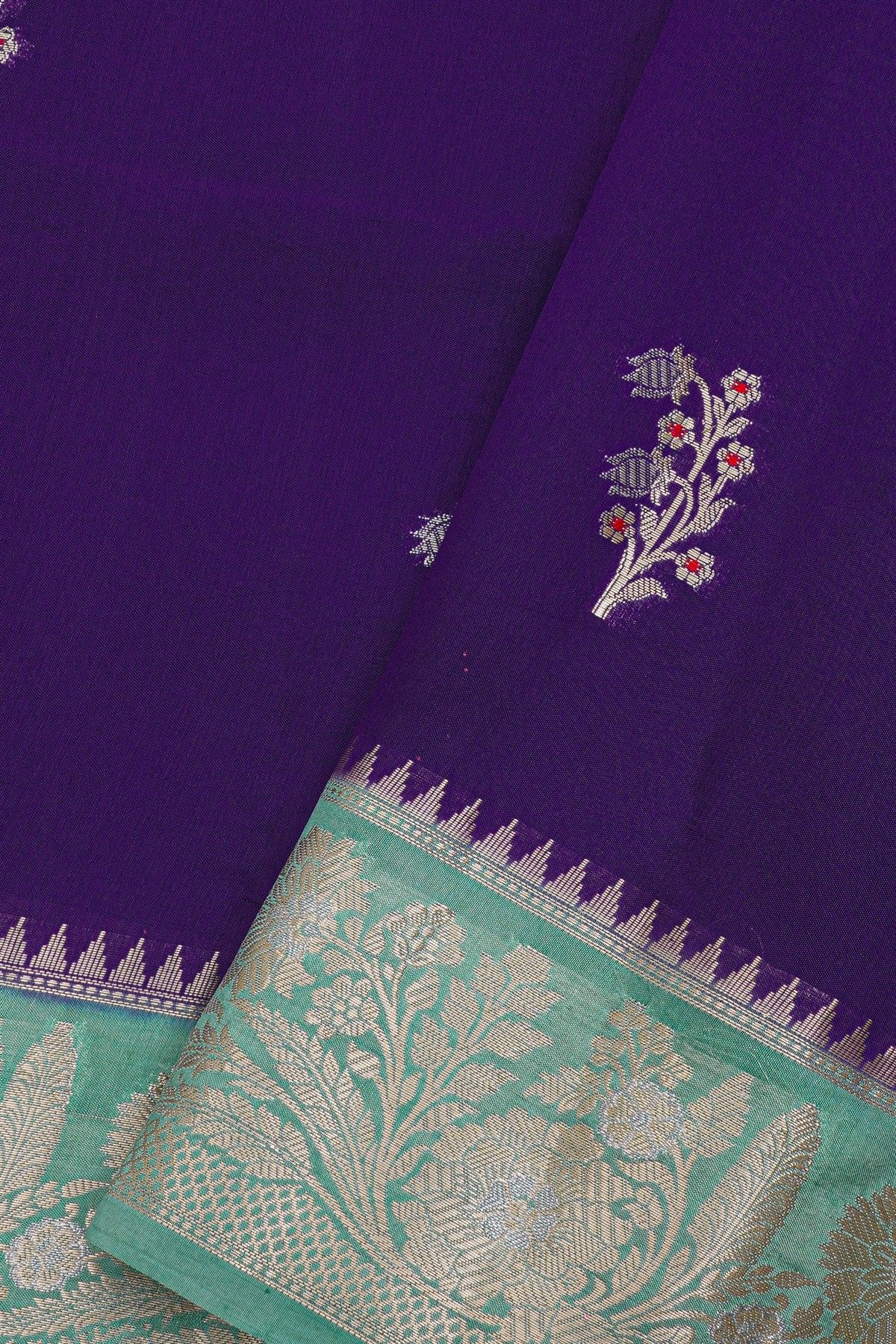 Fancy Matka Silk Royal Blue Saree