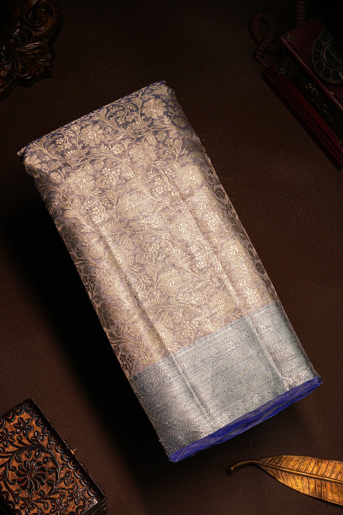 Fancy Kora Dual Colour Saree