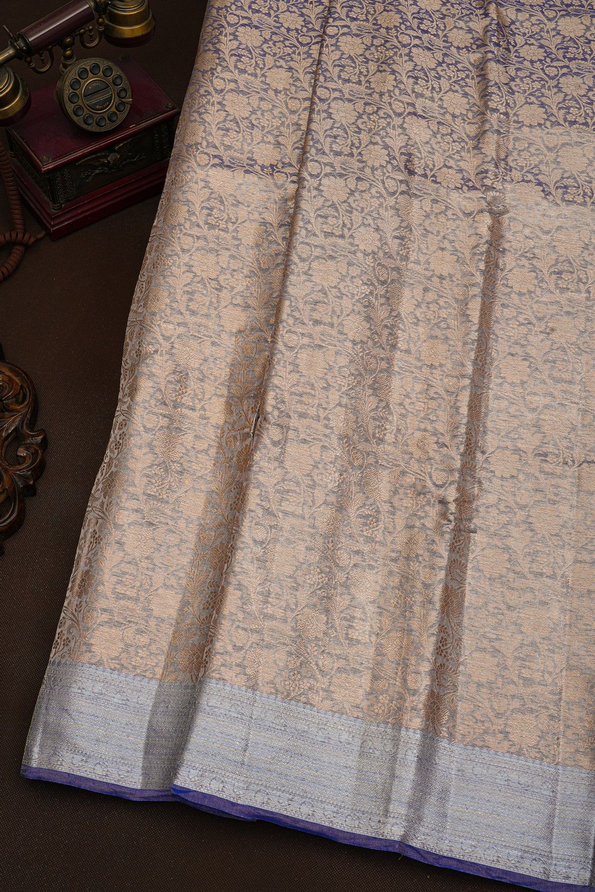 Fancy Kora Dual Colour Saree