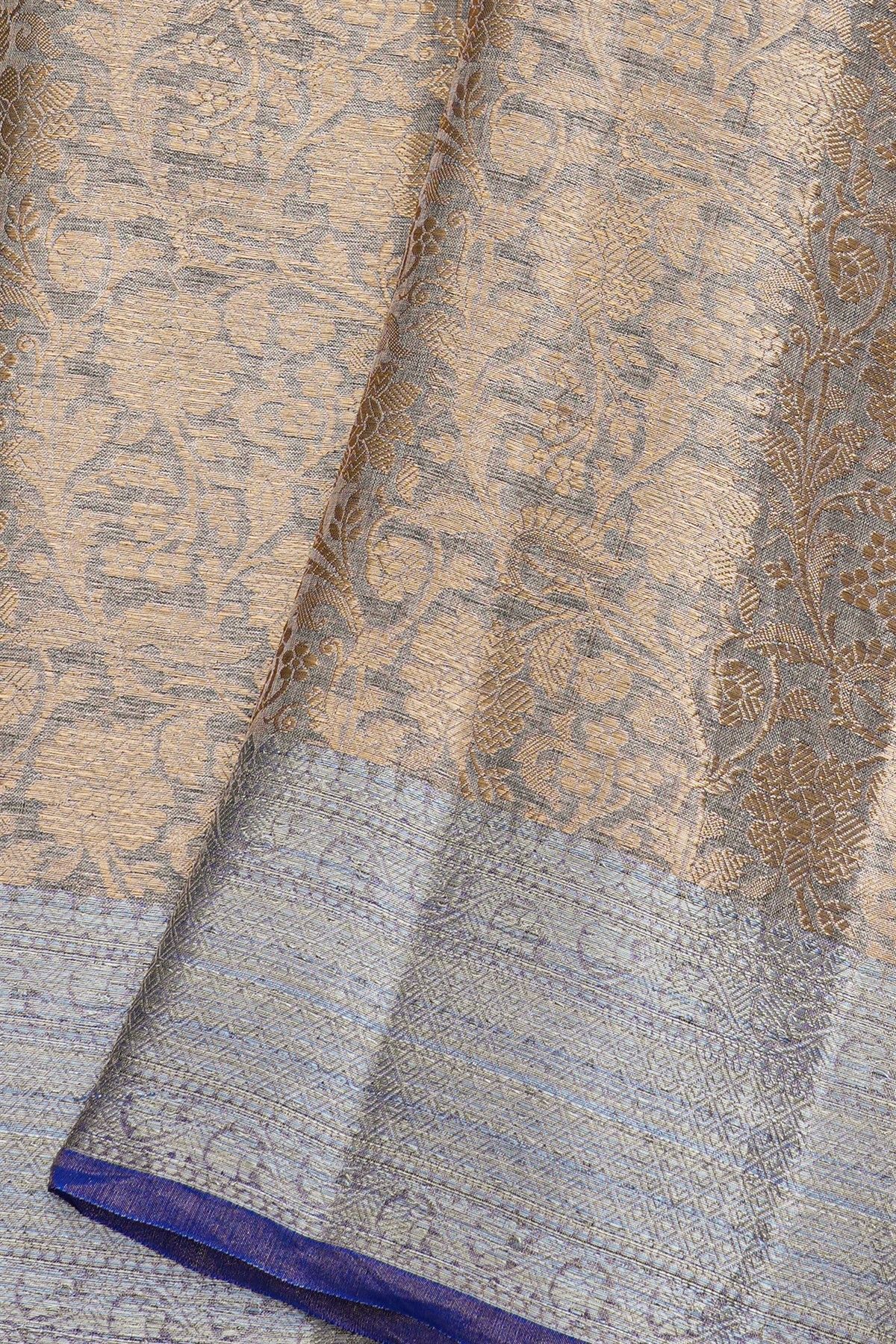 Fancy Kora Dual Colour Saree