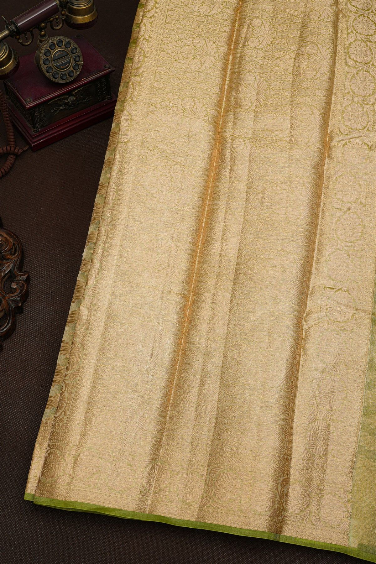 Fancy Kora Green Saree