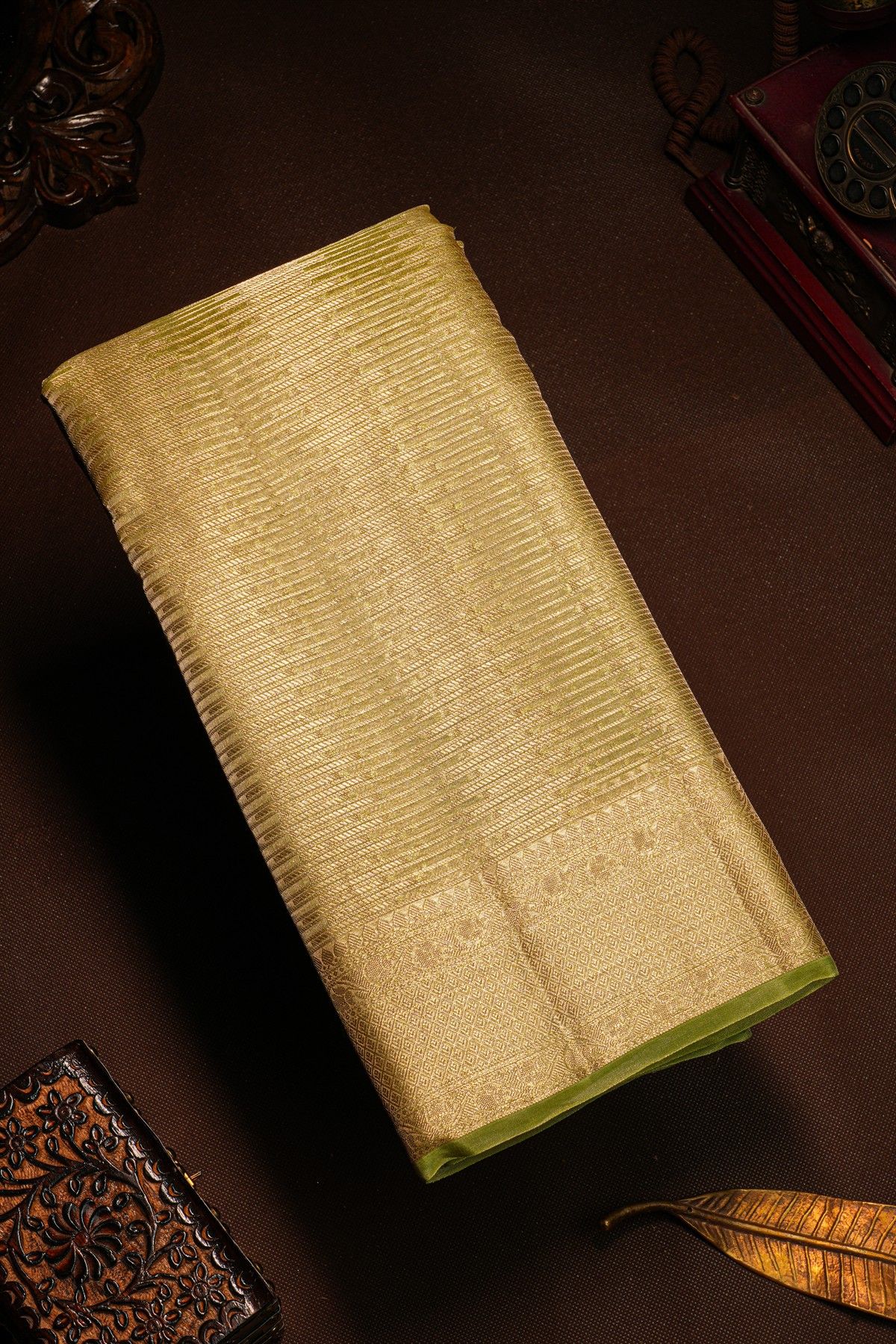 Fancy Kora Green Saree