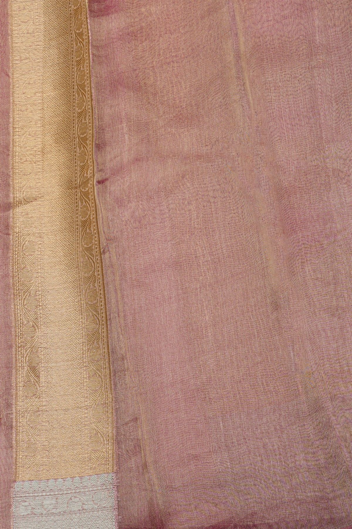Fancy Kora Onion Pink Saree