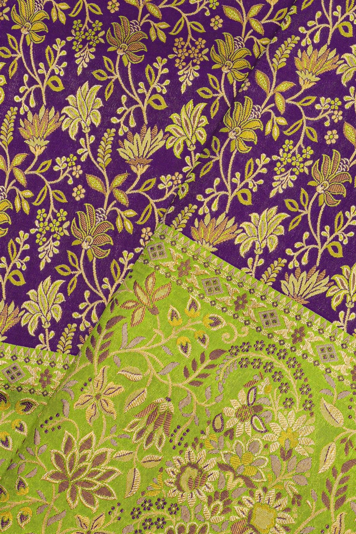 Kancheepuram Silk Purple Saree