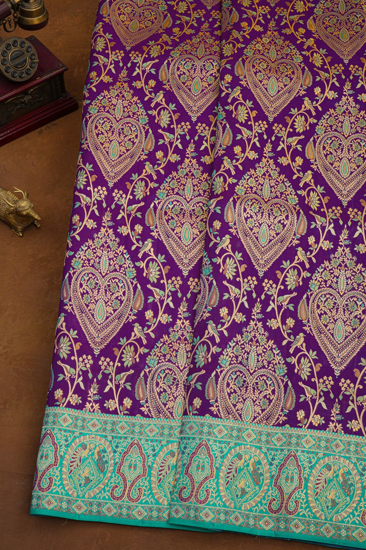 Kancheepuram Silk Royal Blue Saree