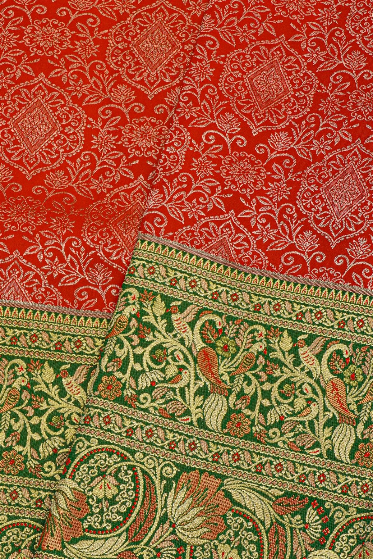 Kancheepuram Silk Red Saree