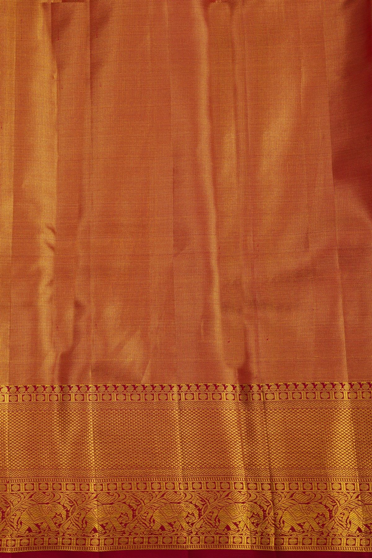 Kancheepuram Tissue Dual Colour Saree