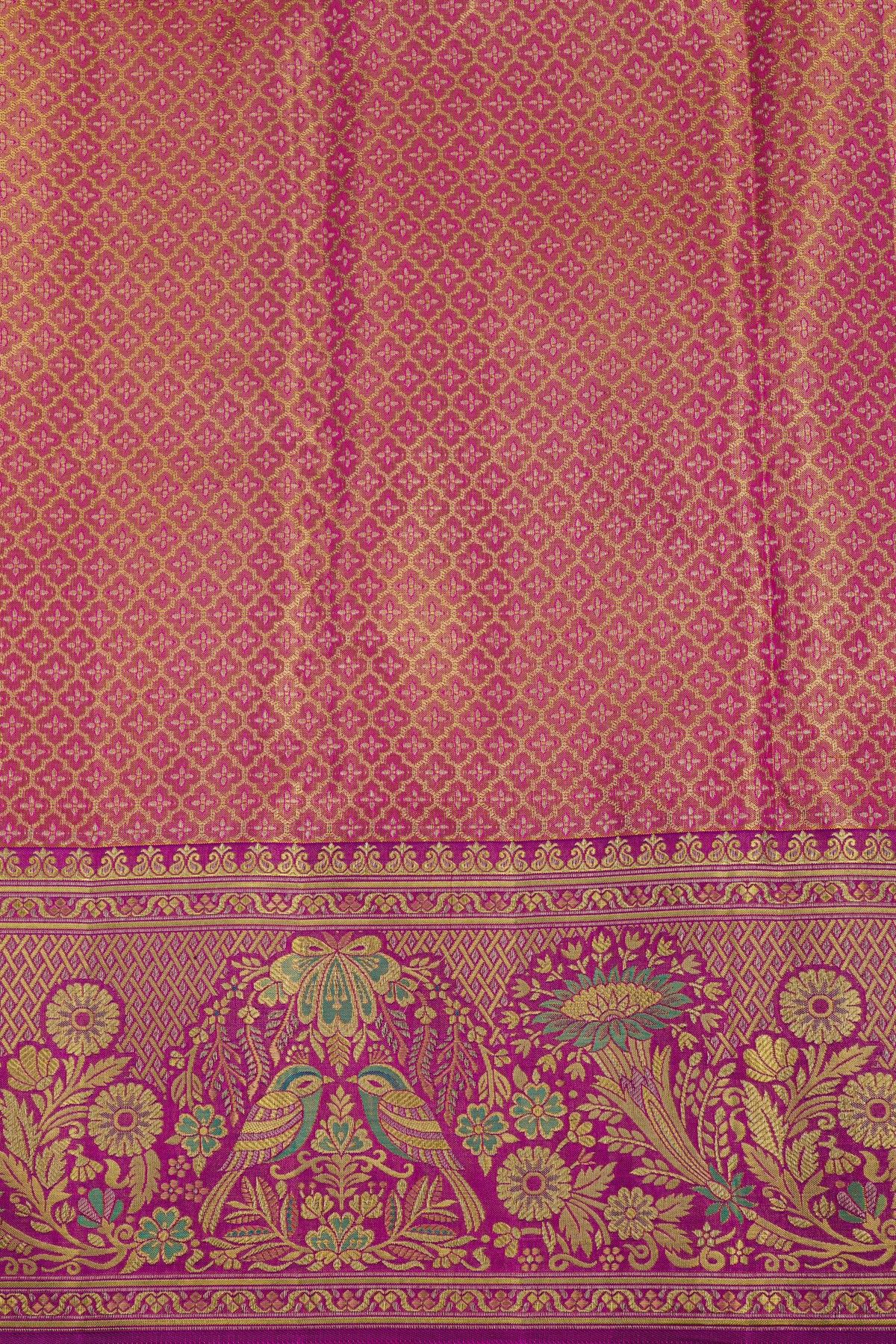 Kancheepuram Tissue Blue Saree