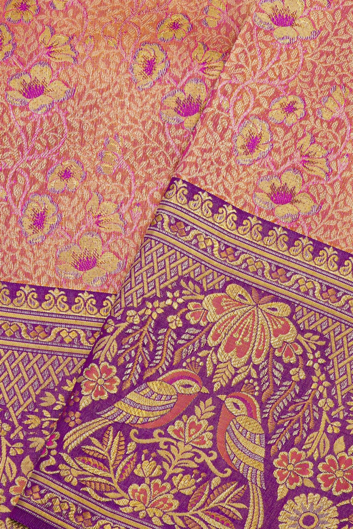 Kancheepuram Silk Pink Saree