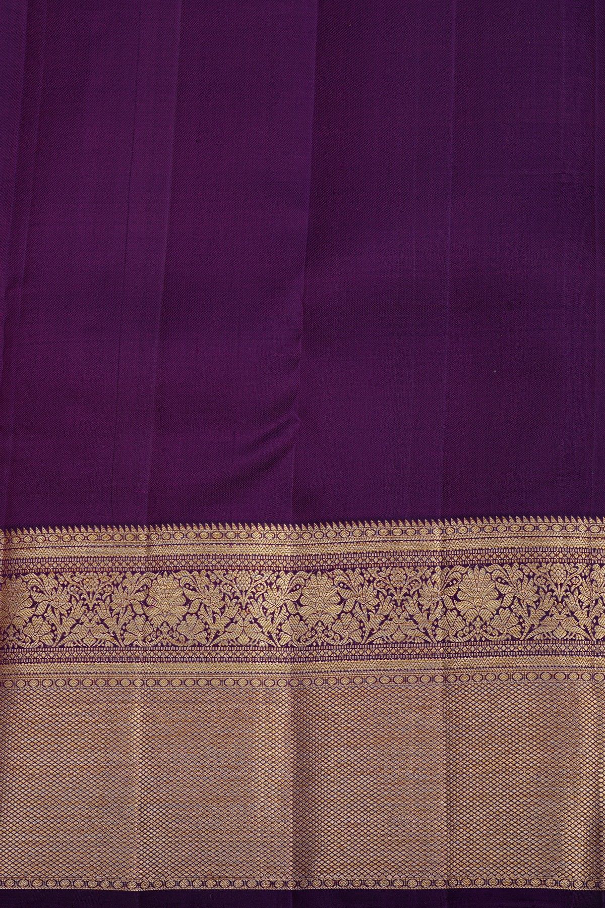 Kancheepuram Silk Purple Saree