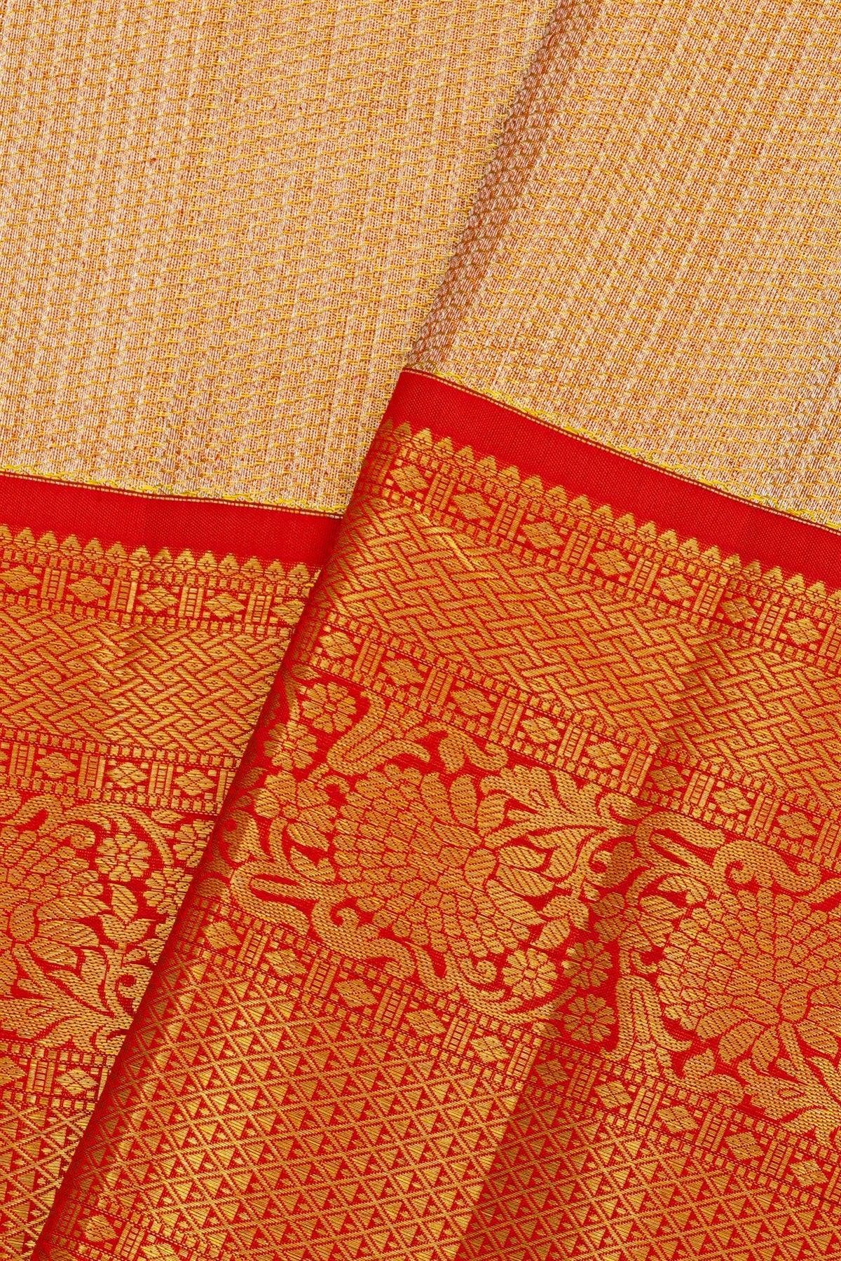 Kancheepuram Tissue Dual Colour Saree
