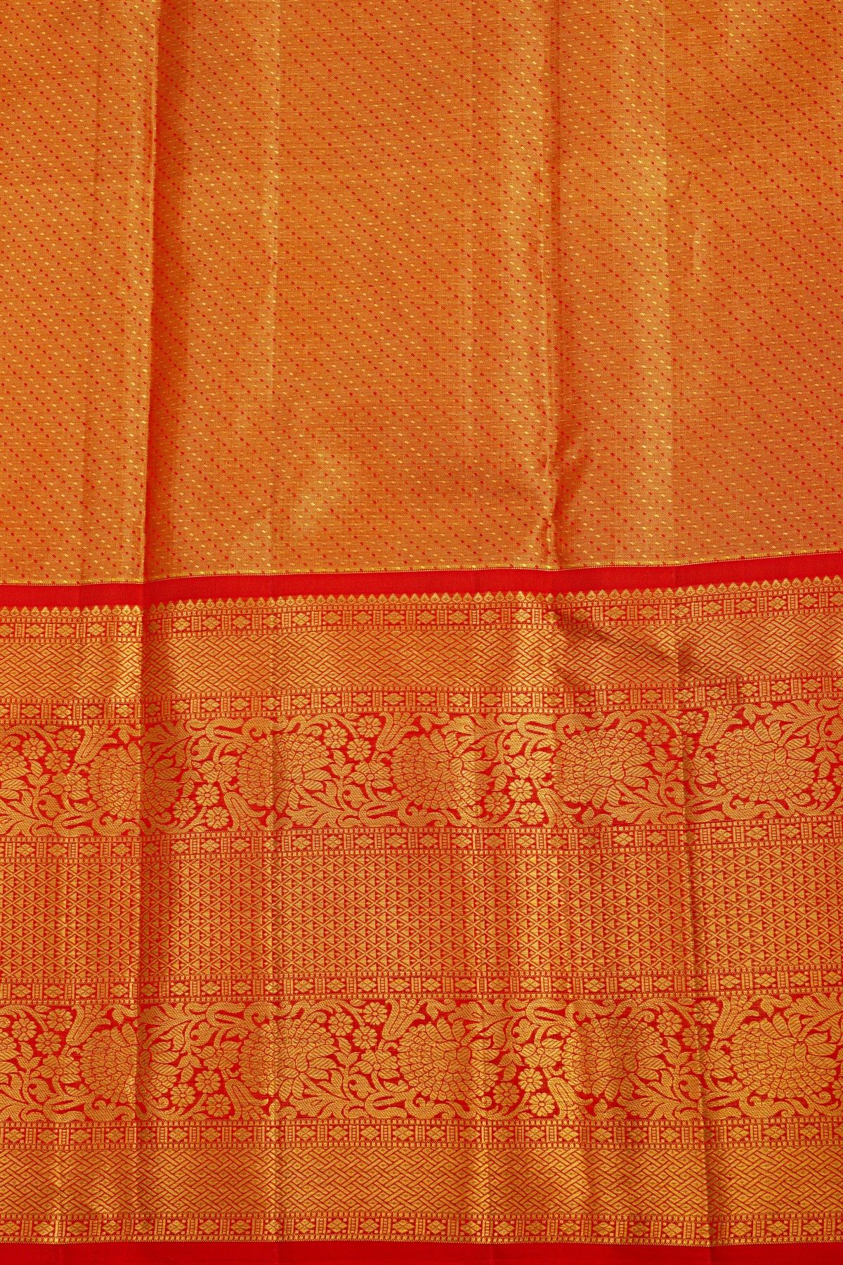 Kancheepuram Tissue Dual Colour Saree