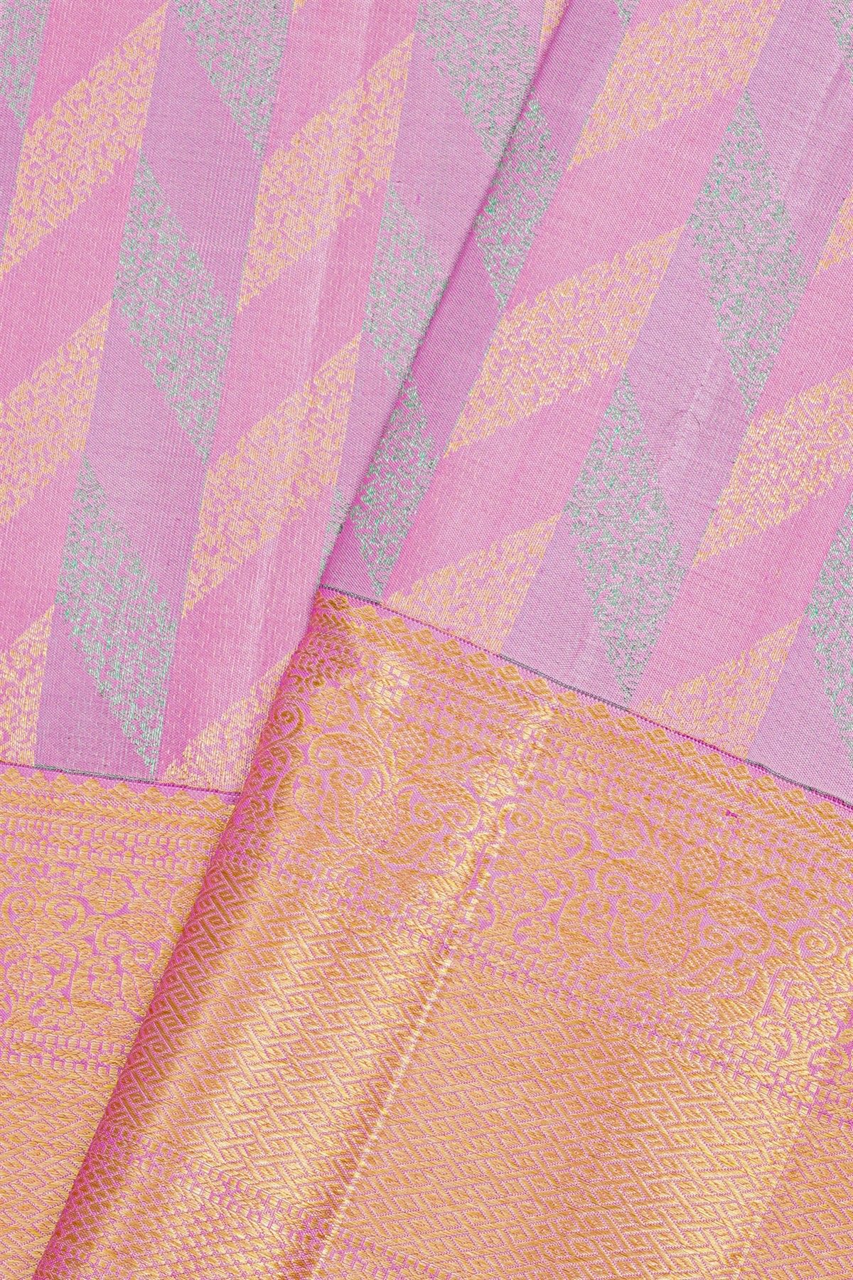 Kancheepuram Silk Dual Colour Saree