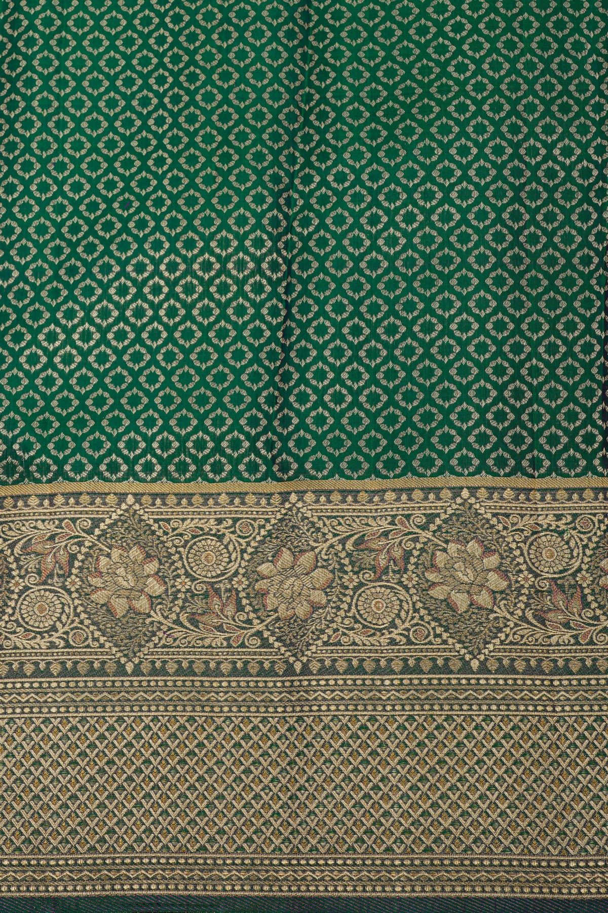 Kancheepuram Silk Green Saree