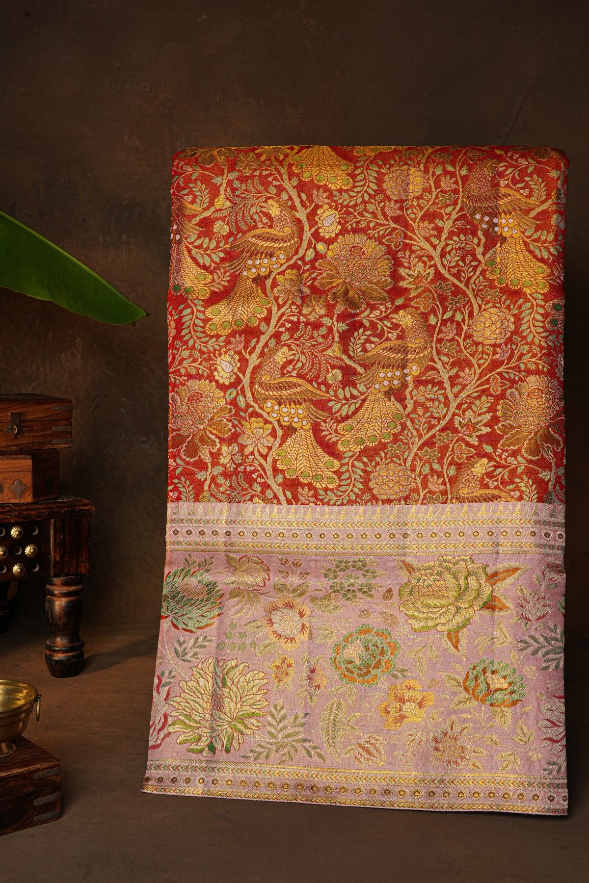 Kancheepuram Silk Red Saree