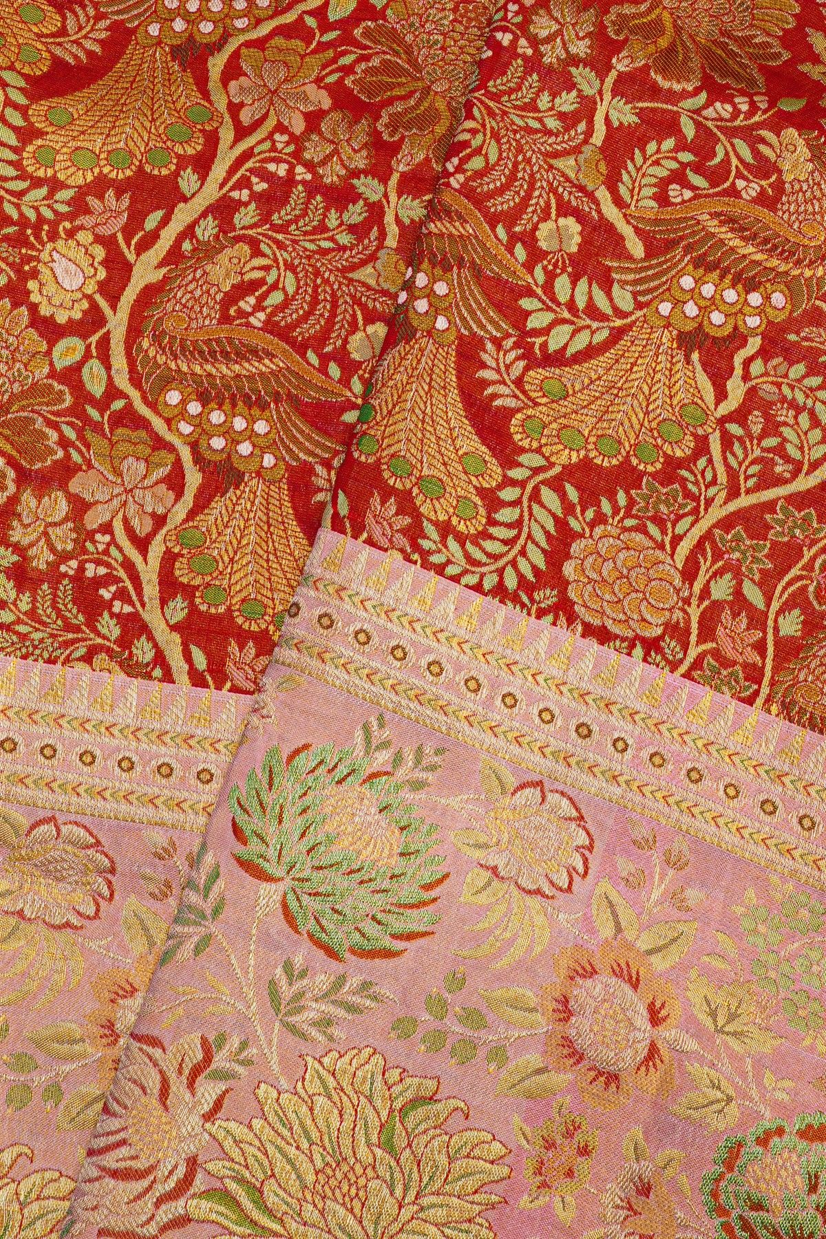 Kancheepuram Silk Red Saree