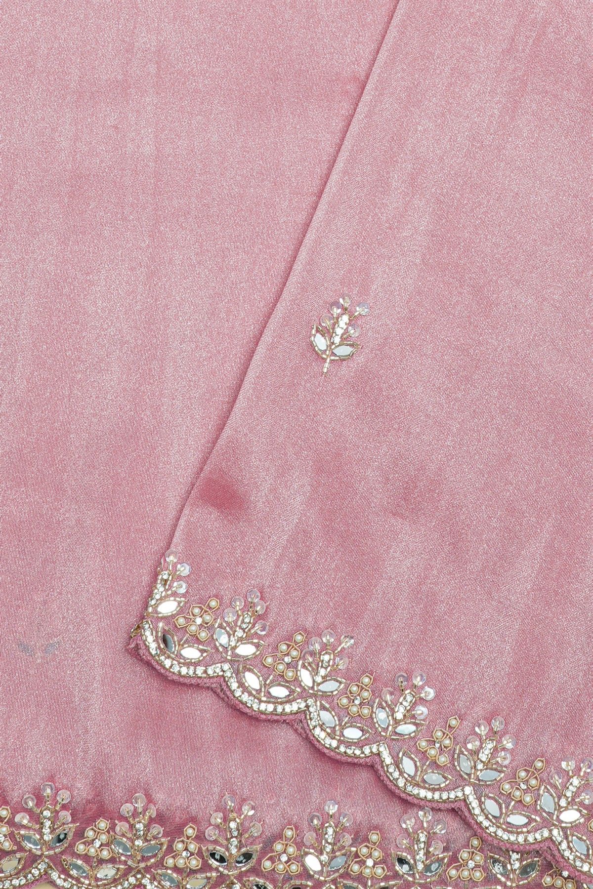 Designer Tissue Pink Saree