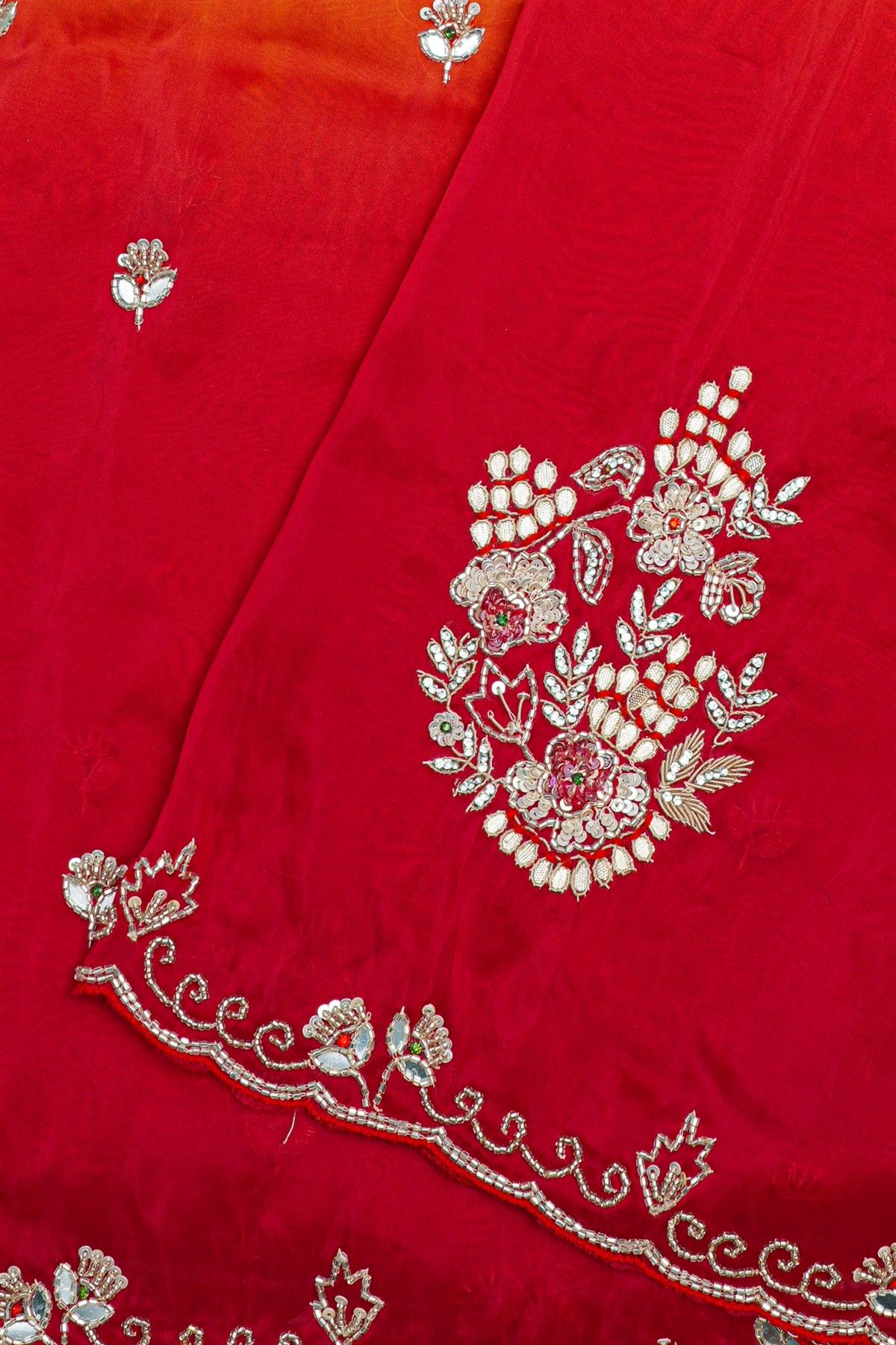 Designer Silk Multi-Colour Saree
