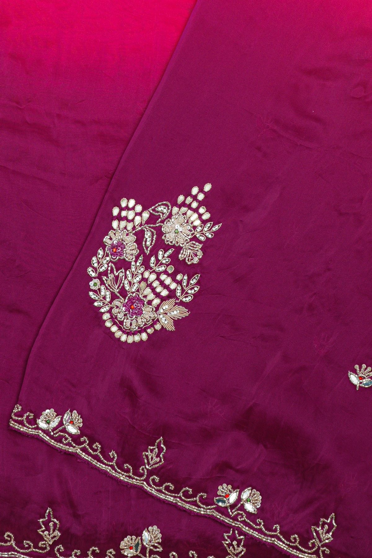 Designer Silk Multi-Colour Saree