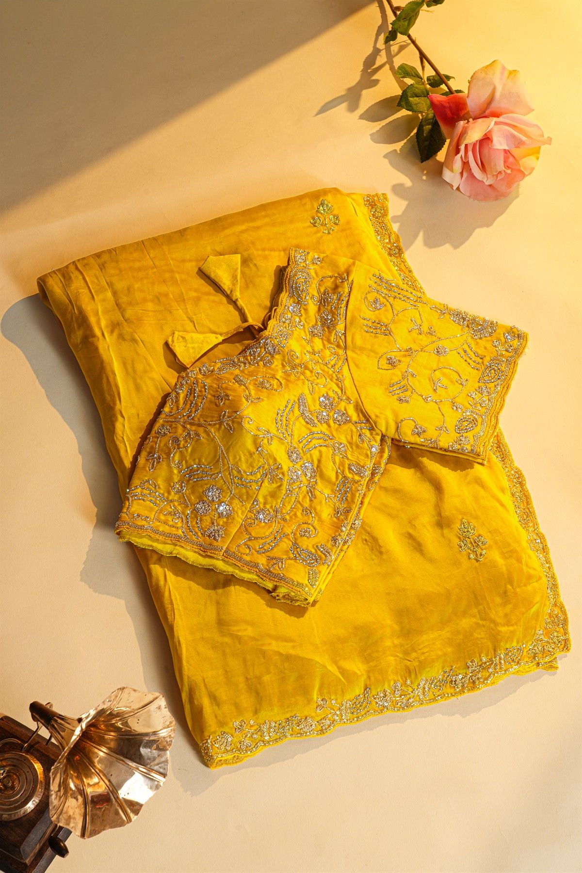 Designer Weaving Silk Multi-Colour Saree