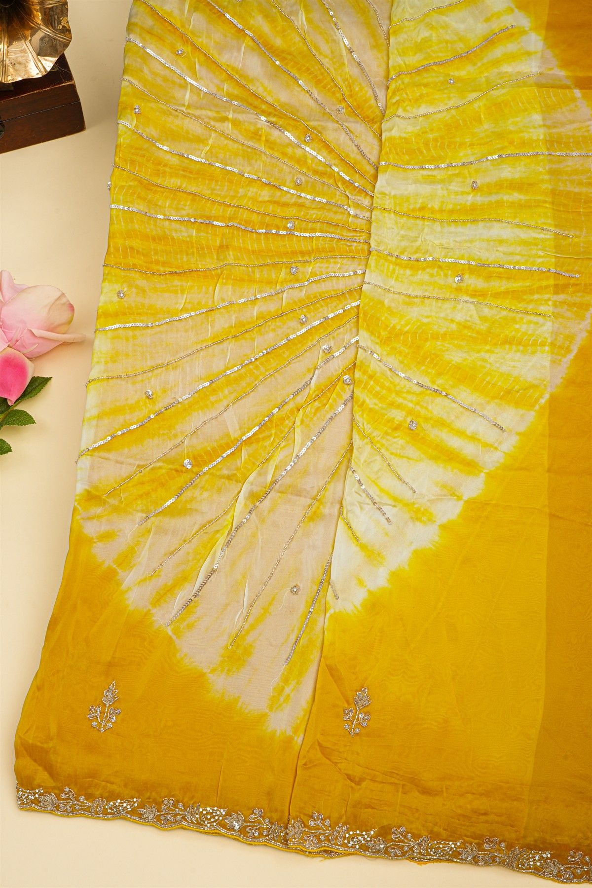 Designer Weaving Silk Multi-Colour Saree