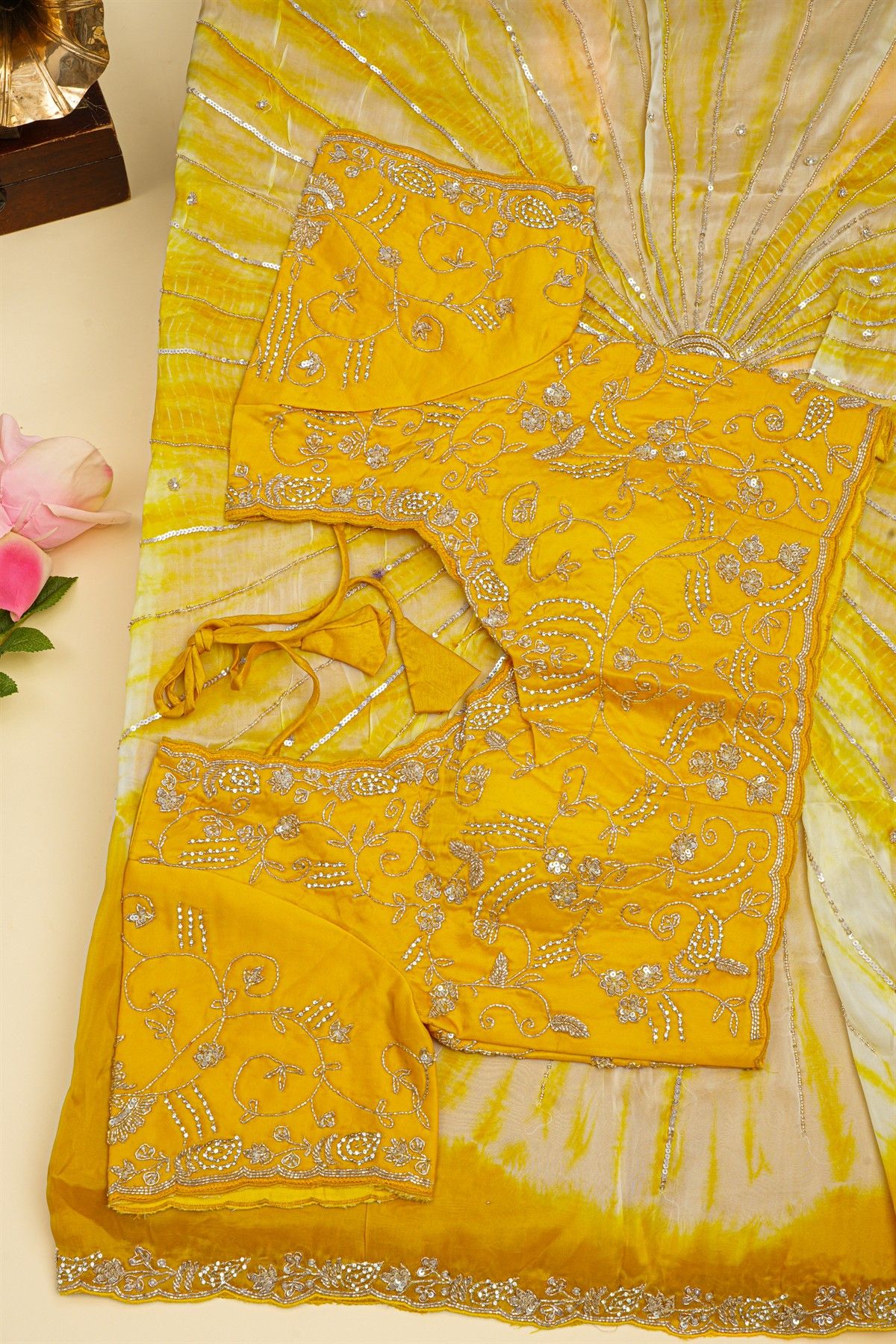 Designer Weaving Silk Multi-Colour Saree