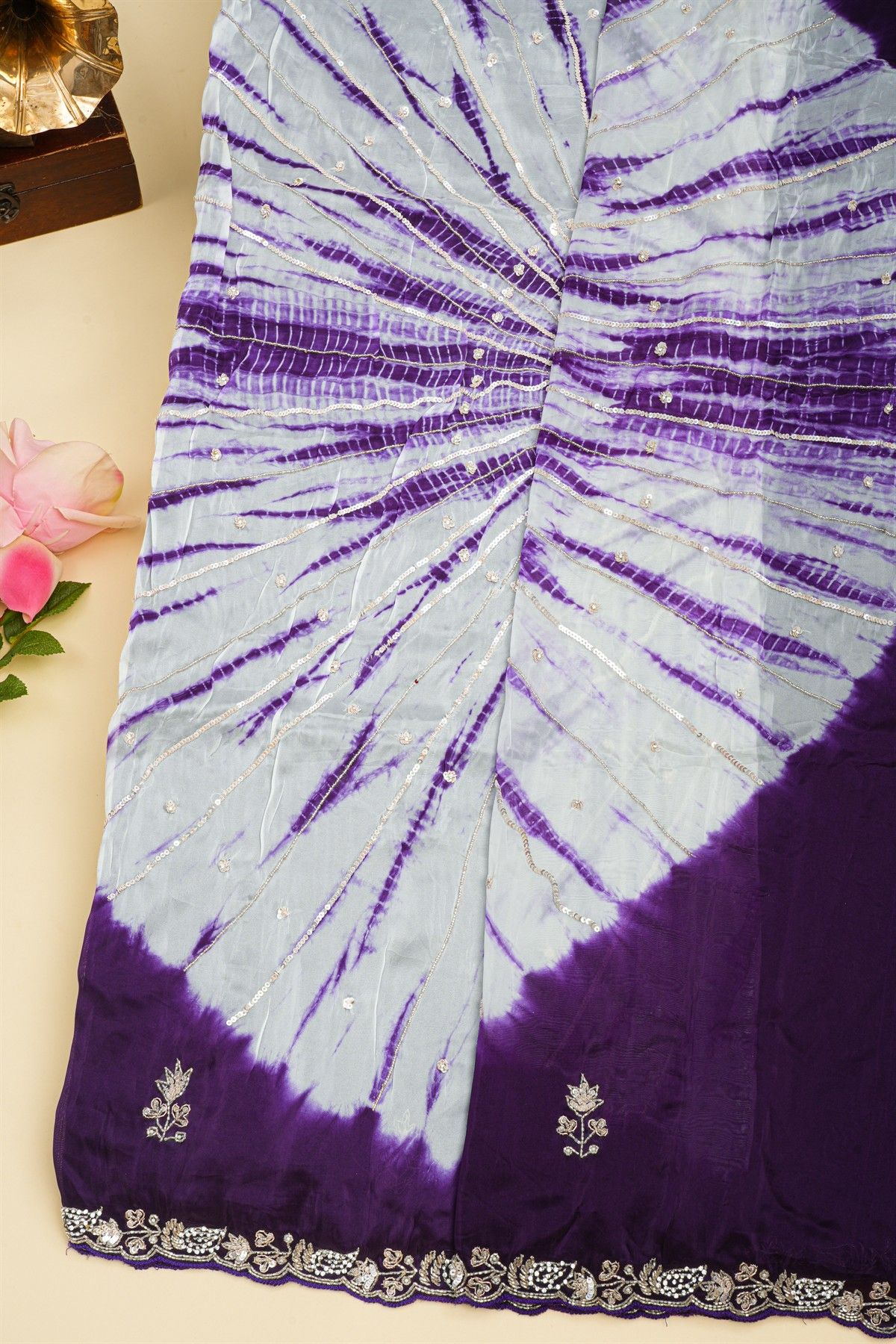 Designer Weaving Silk Multi-Colour Saree
