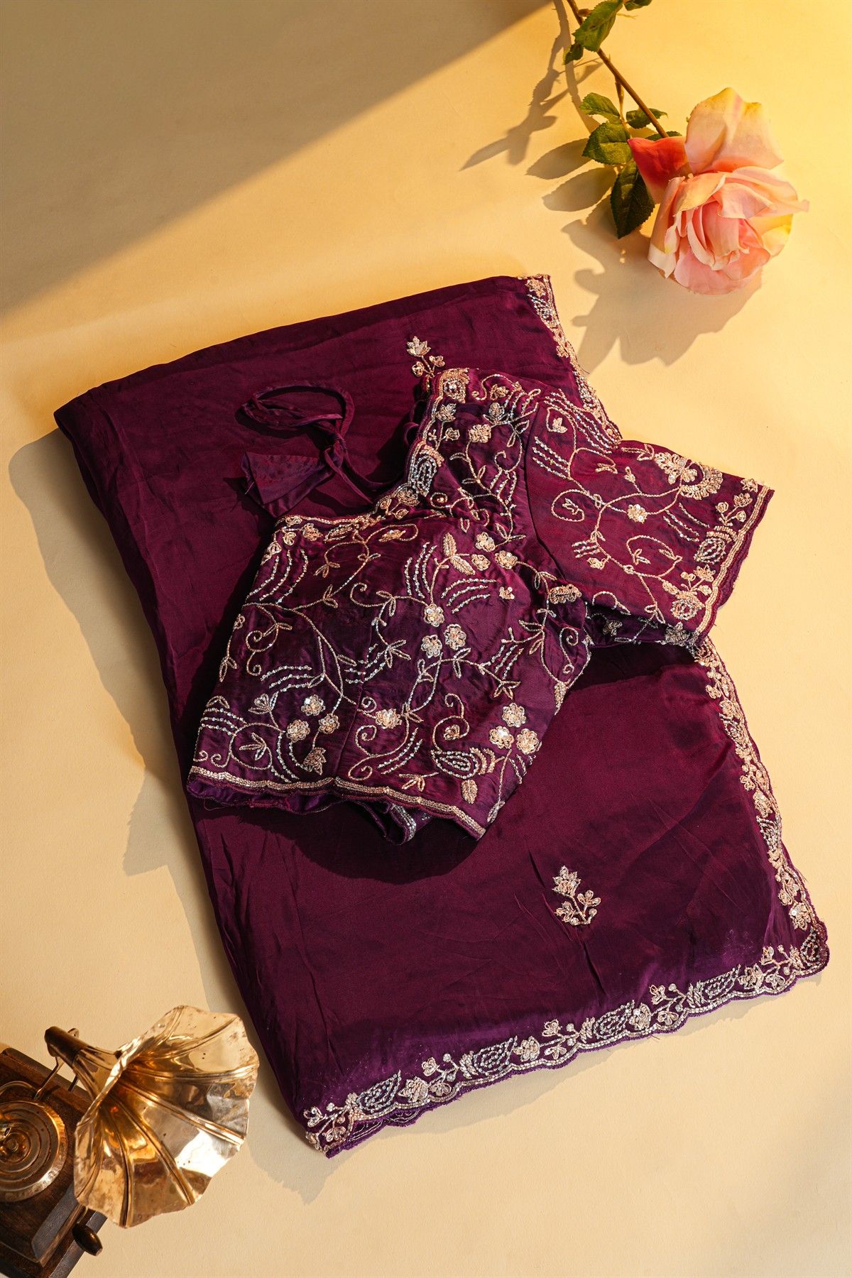 Designer Weaving Silk Multi-Colour Saree