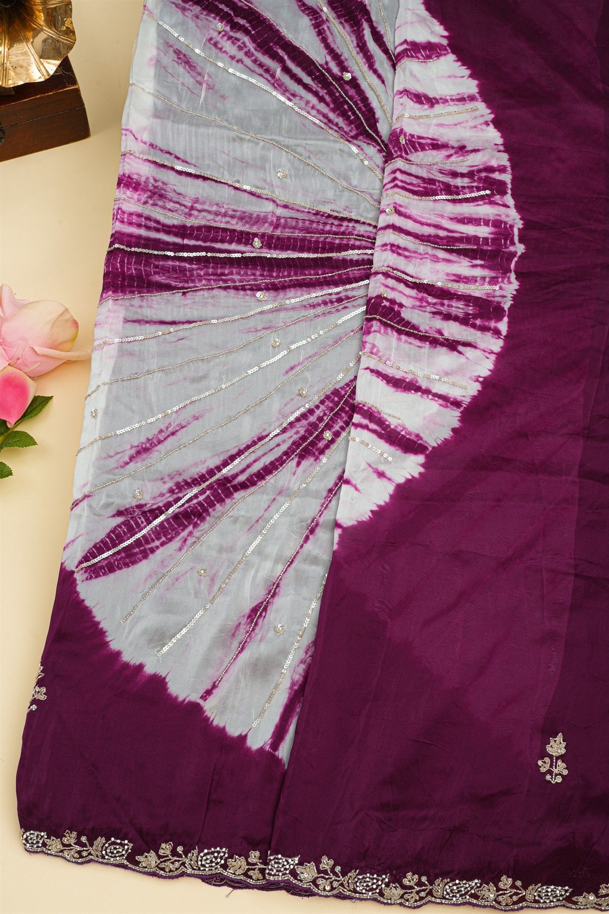 Designer Weaving Silk Multi-Colour Saree