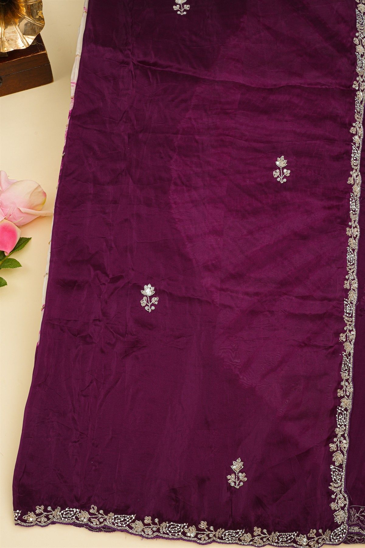 Designer Weaving Silk Multi-Colour Saree