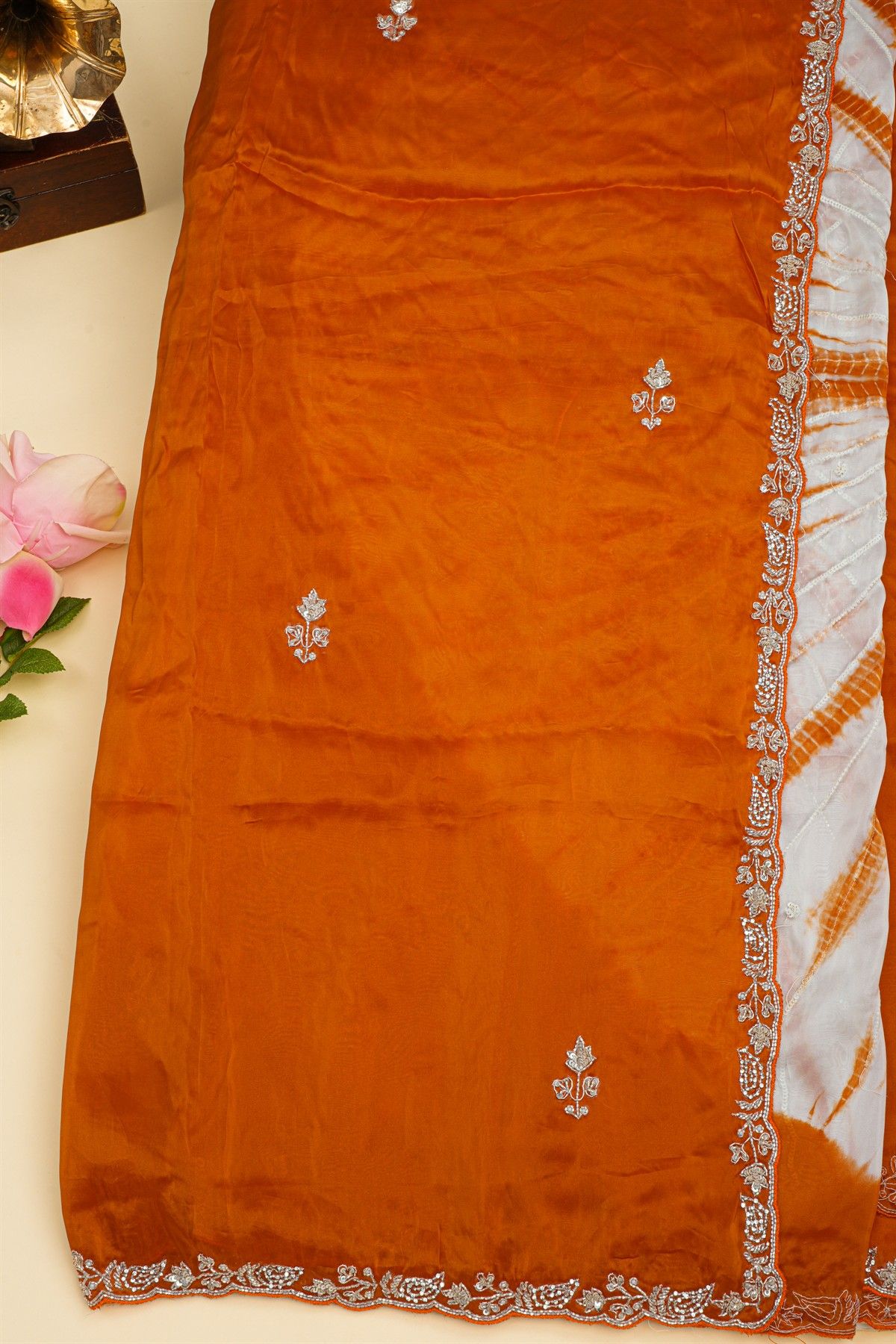 Designer Weaving Silk Multi-Colour Saree
