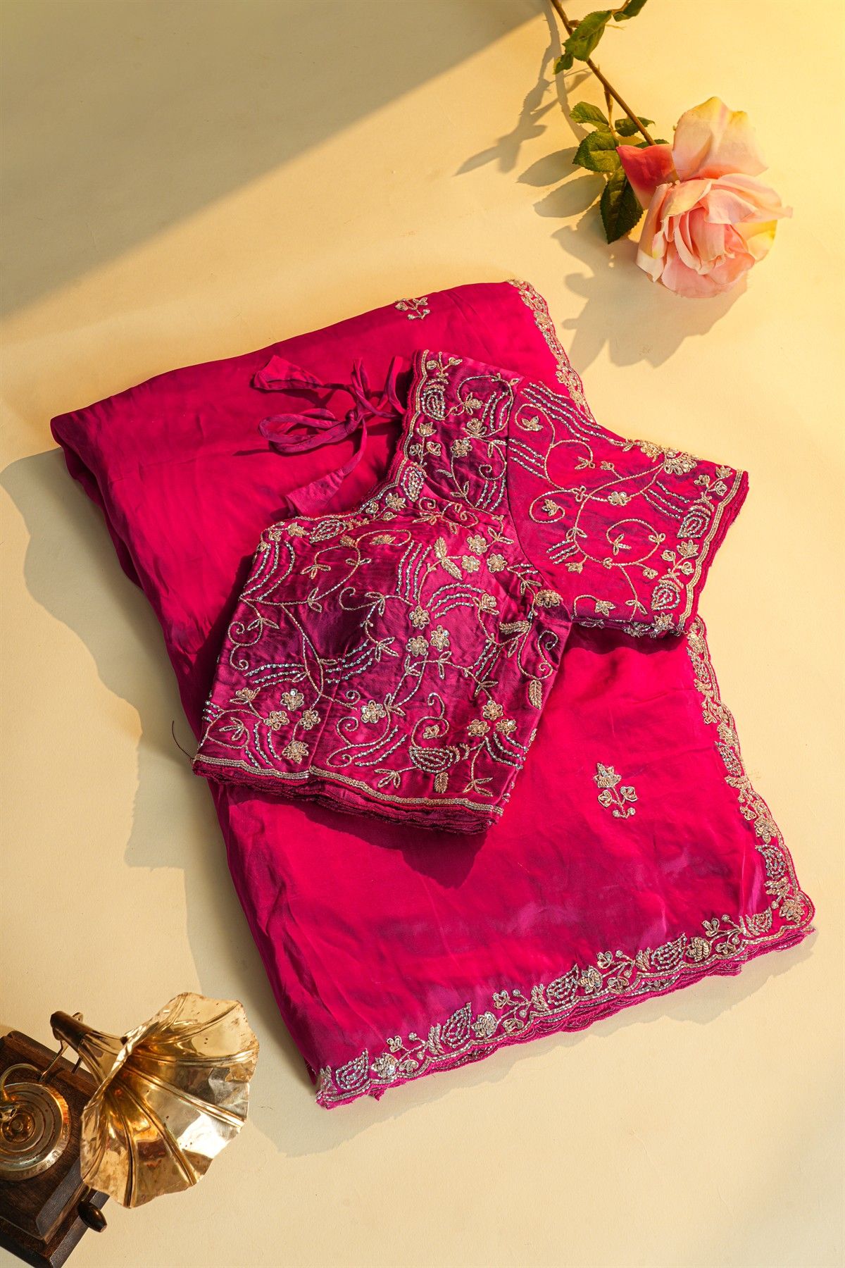 Designer Weaving Silk Multi-Colour Saree
