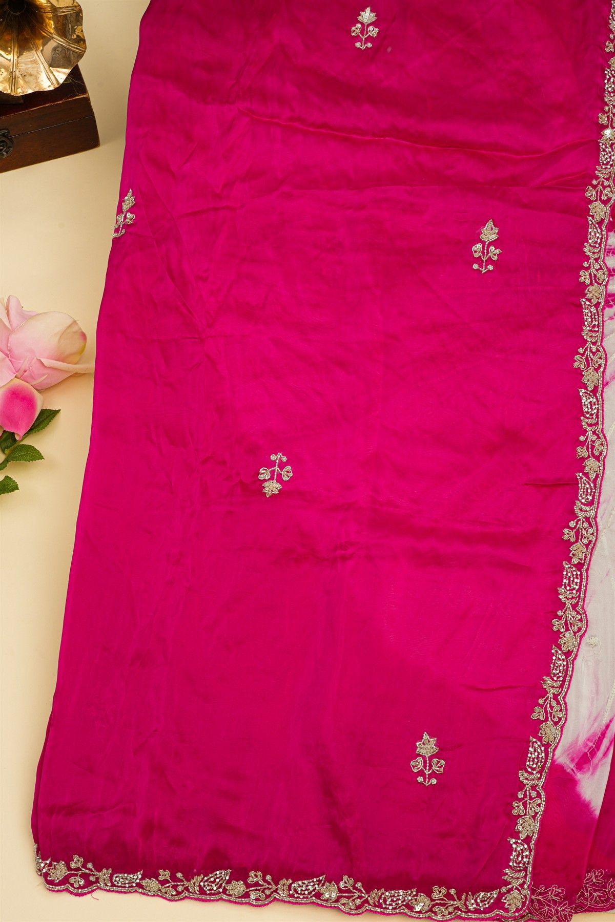 Designer Weaving Silk Multi-Colour Saree