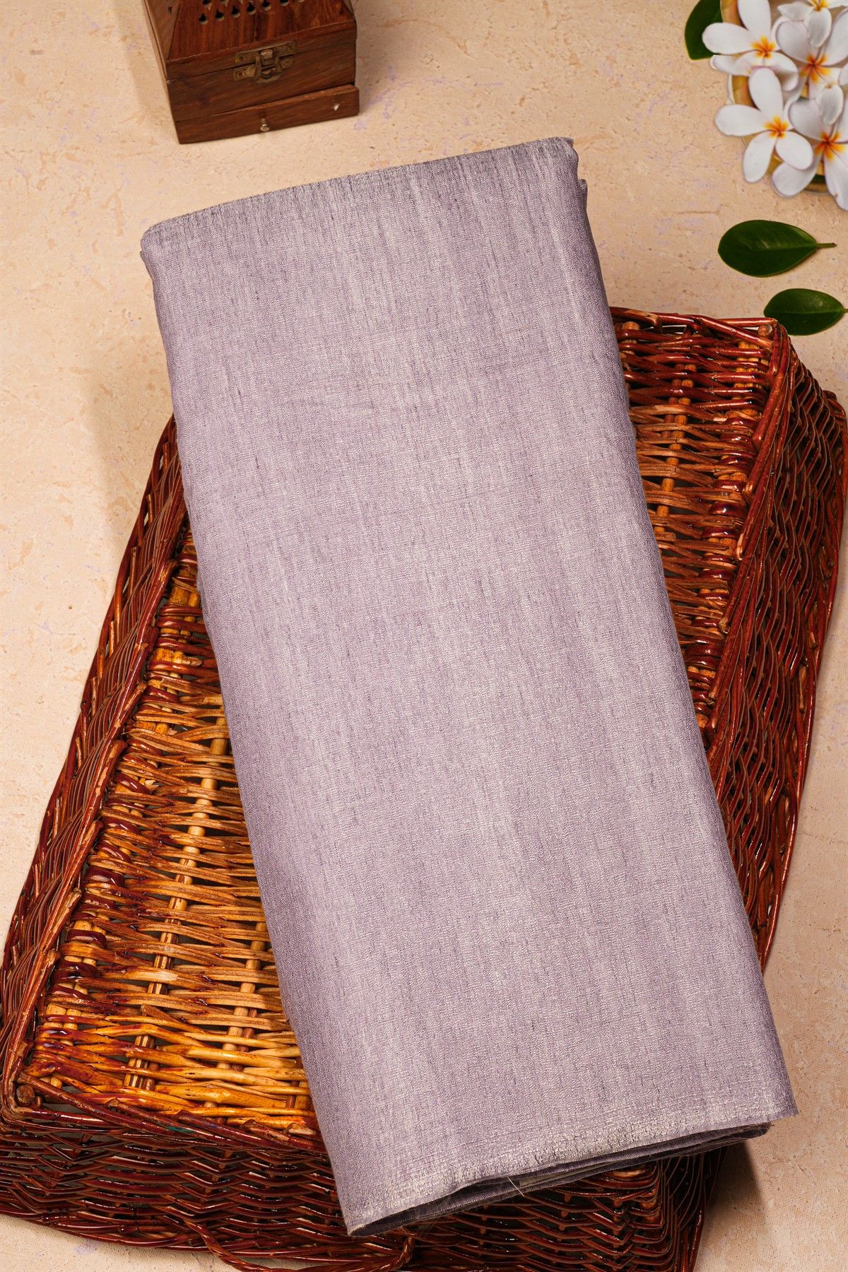 Kancheepuram Silk Lavender Saree