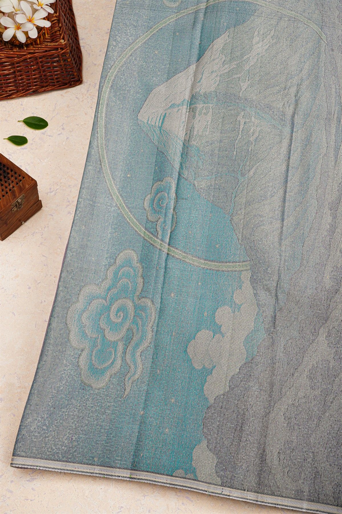 Kancheepuram Silk Lavender Saree