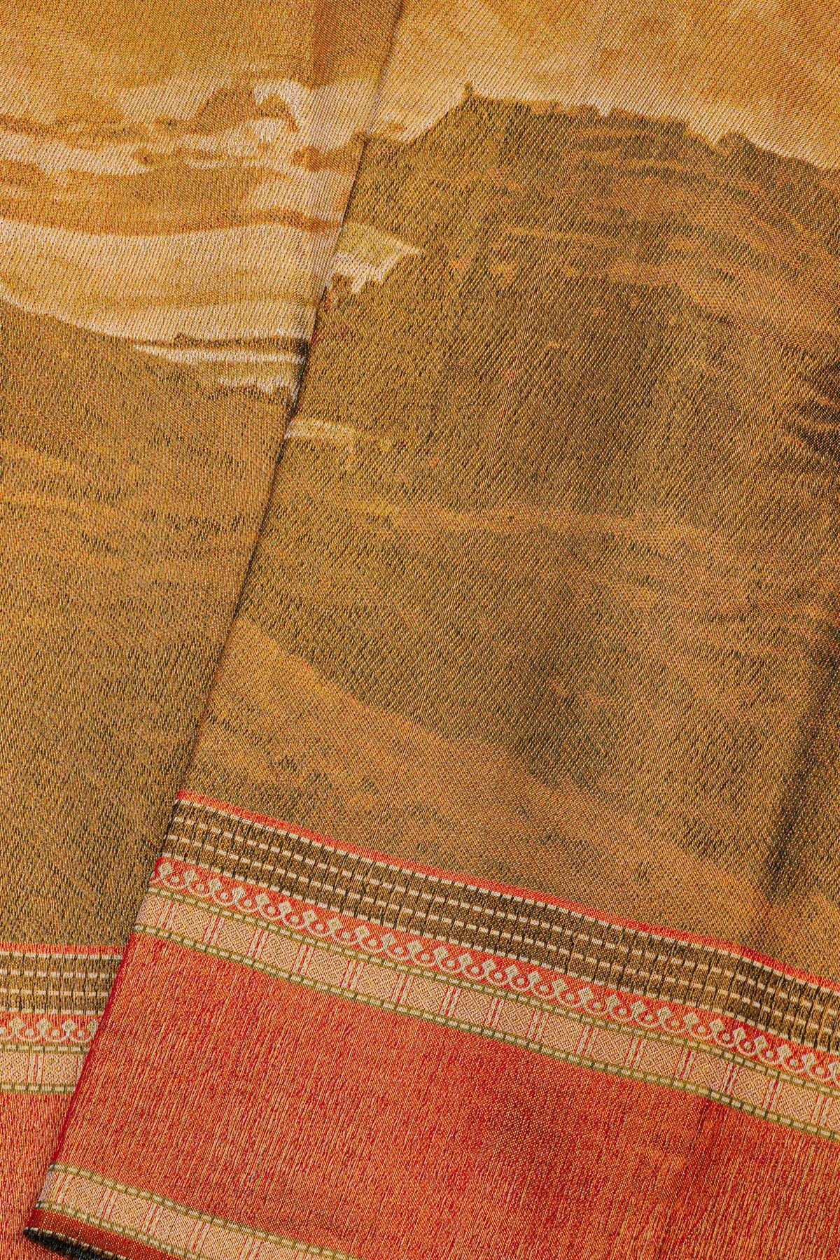 Kancheepuram Silk Multi-colour Saree