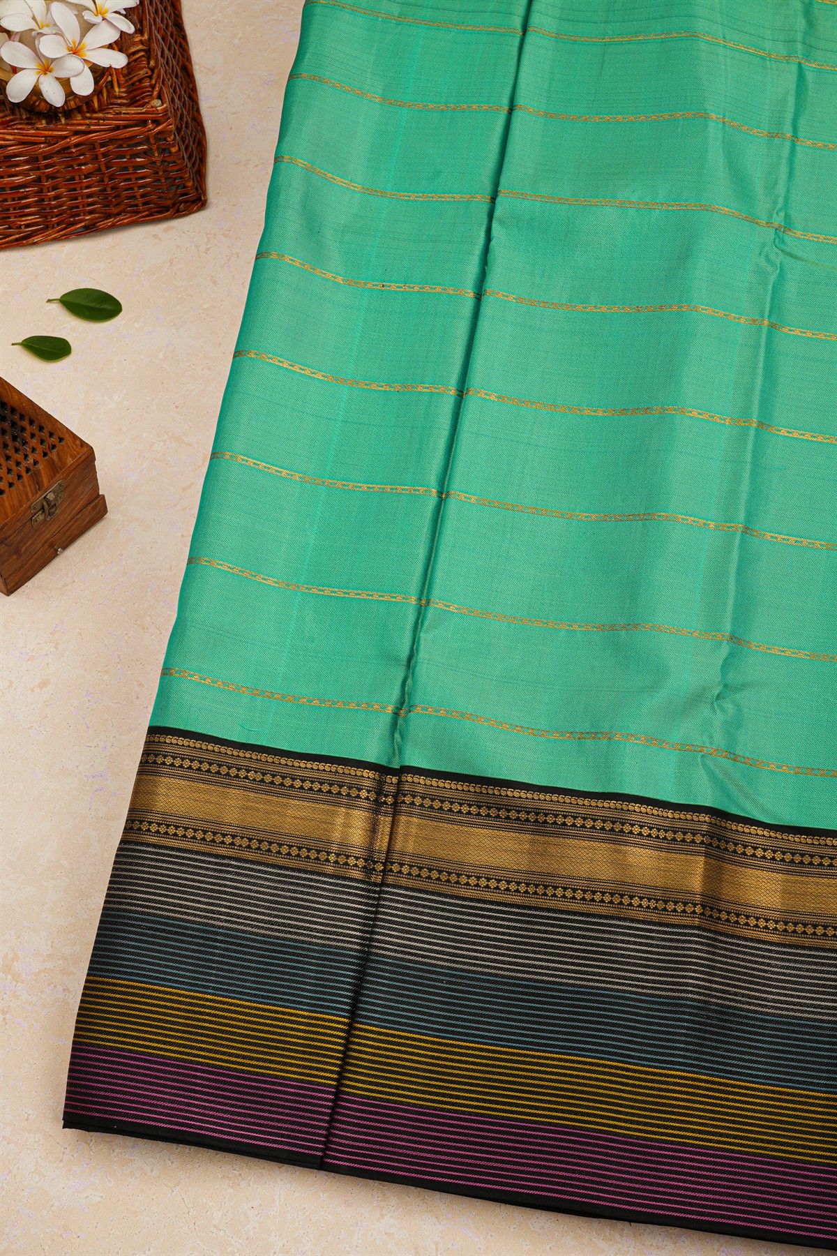 Kancheepuram Silk Sea Green Saree