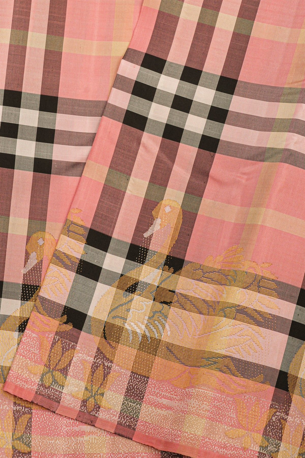 Kancheepuram Silk Multi-Colour Saree