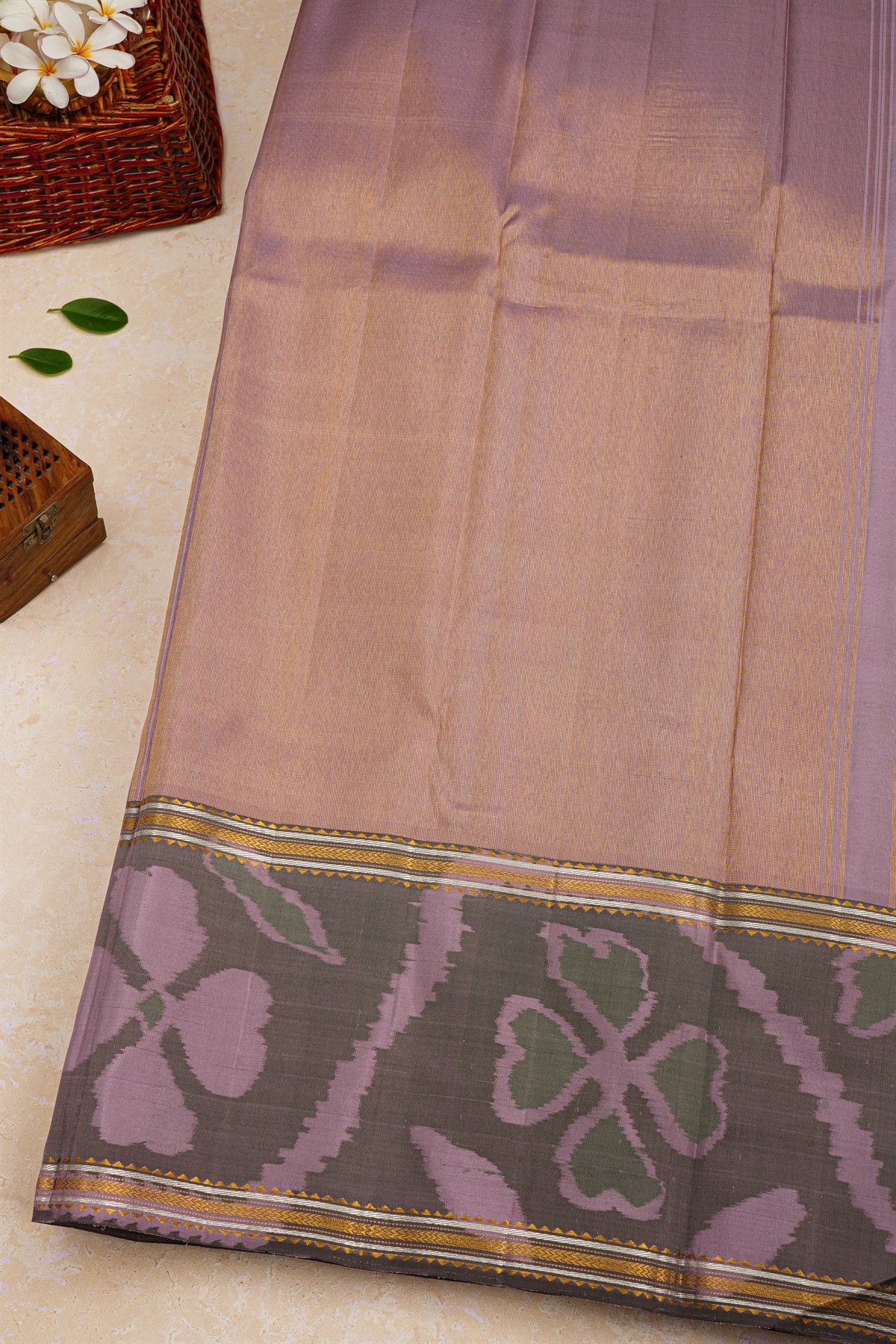 Kancheepuram Silk Multi-Colour Saree
