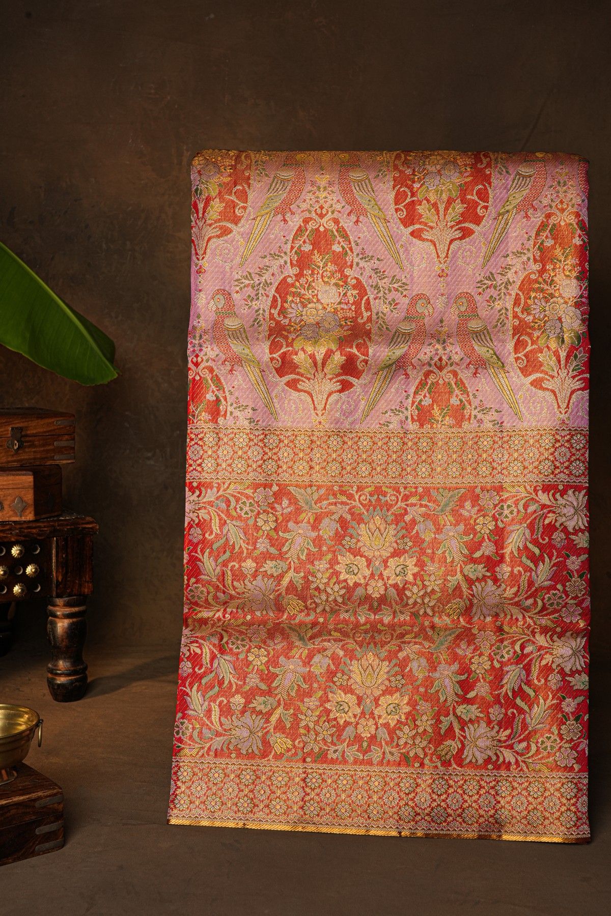 Kancheepuram Silk Baby Pink Saree