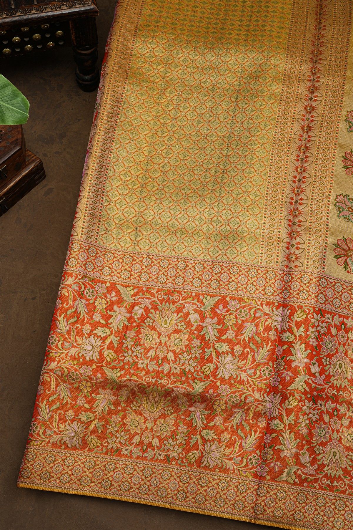 Kancheepuram Silk Baby Pink Saree