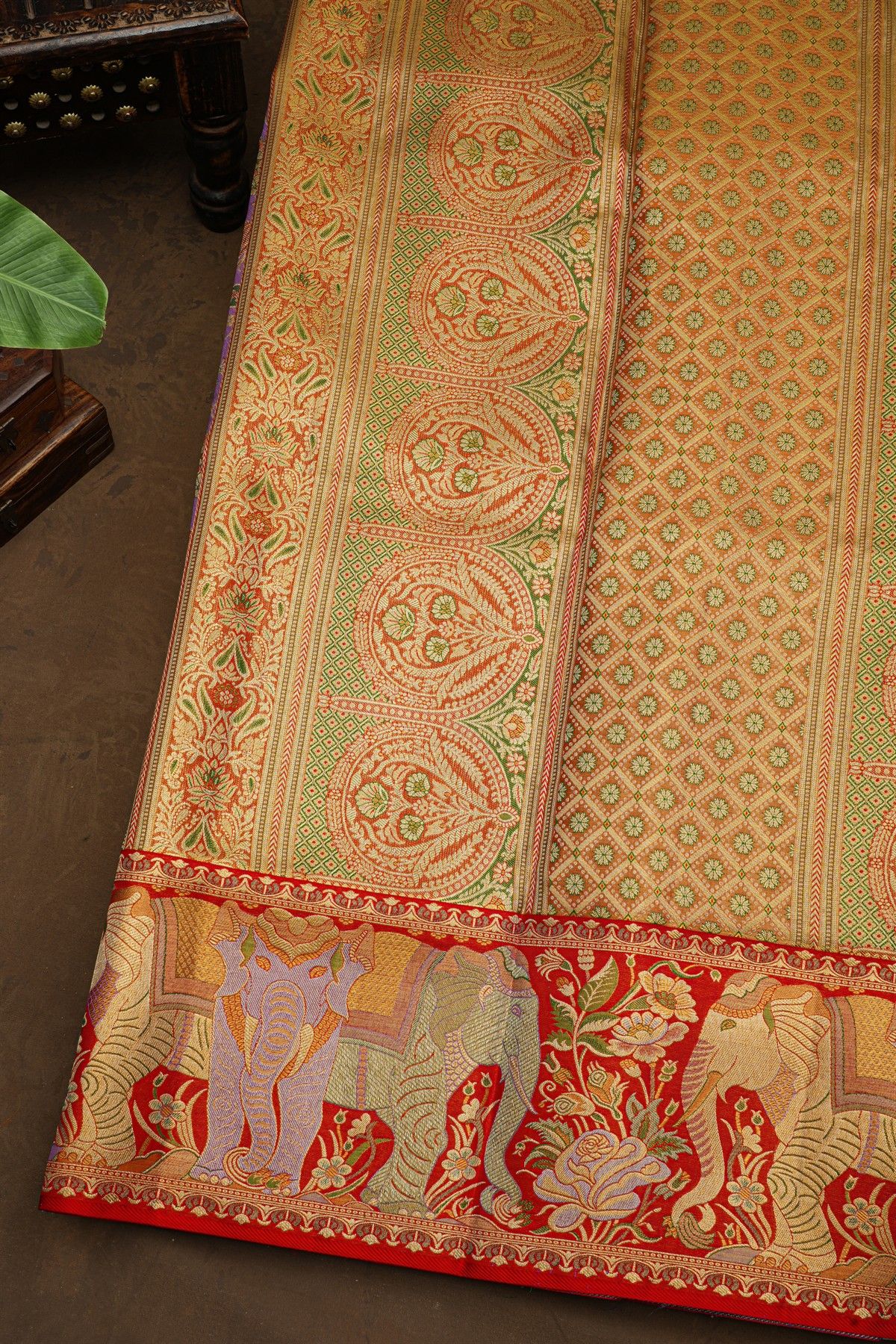 Kancheepuram Silk Lavender Saree