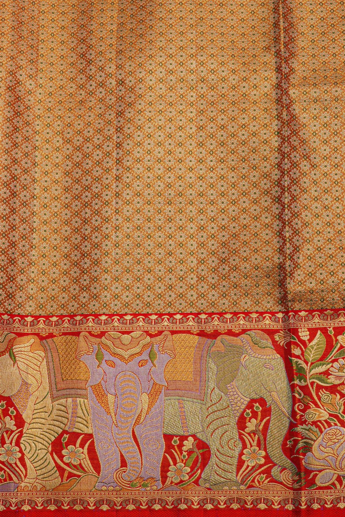Kancheepuram Silk Lavender Saree