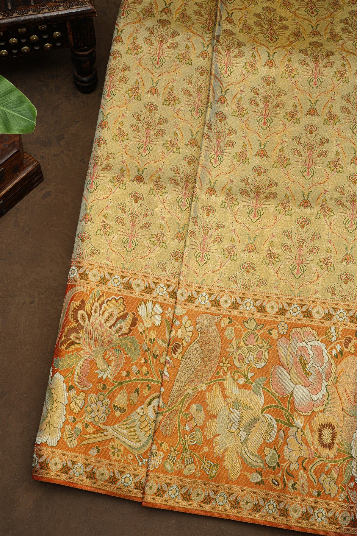 Kancheepuram Silk Gold Saree