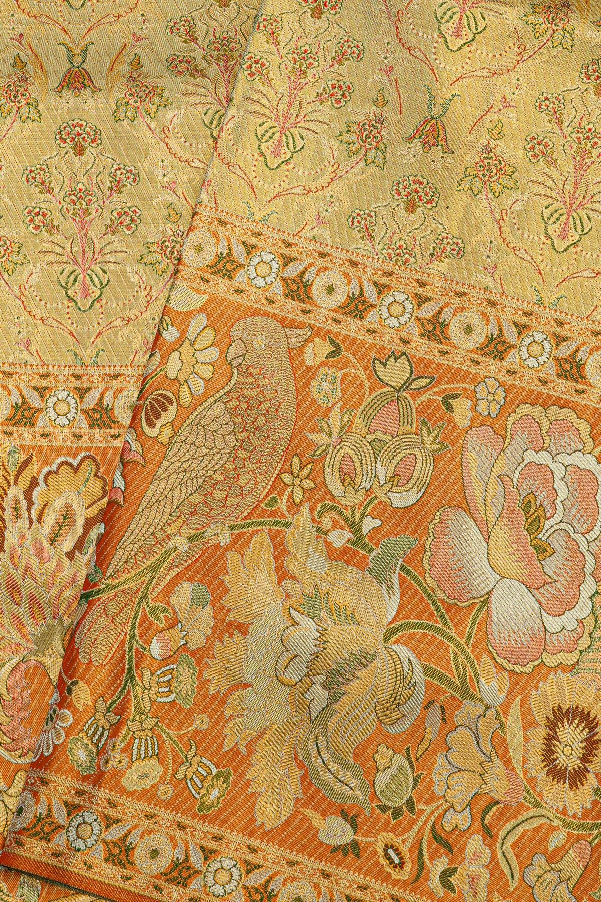 Kancheepuram Silk Gold Saree